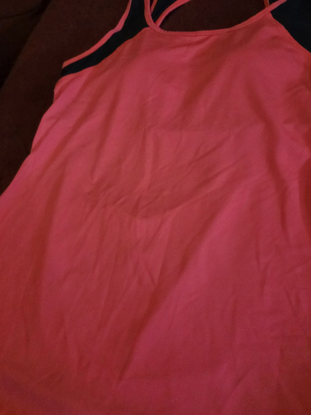Fabletics Pink and Black Racerback Tank Top - Picture 5 of 5